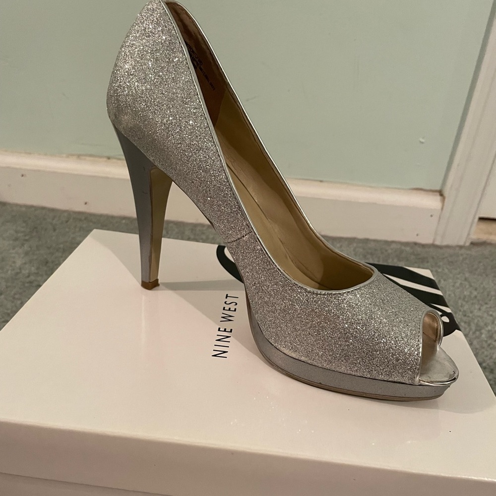 Nine West Open Toed Stiletto Heels